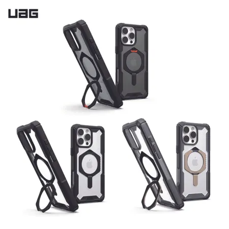 UAG MagSafe iPhone 16 Pro 6.3吋 透明軍規防摔磁吸耐衝擊支架經典保護殼✿80D024
